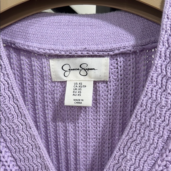 Super Cute Jessica Simpson Purple Women's Sweater - Picture 2 of 5